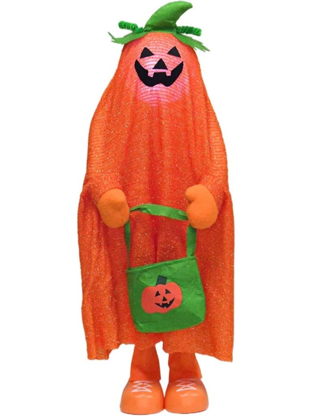 32" Light Up Halloween Pumpkin Décor | Standing Trick or Treat Display